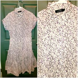 Lauren Ralph Lauren Ditsy Floral Shirt Dress -  Size 8